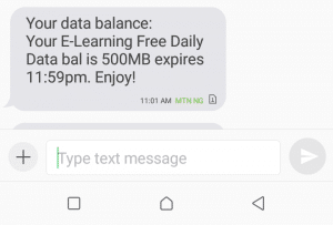 Mtn 500mb e learning