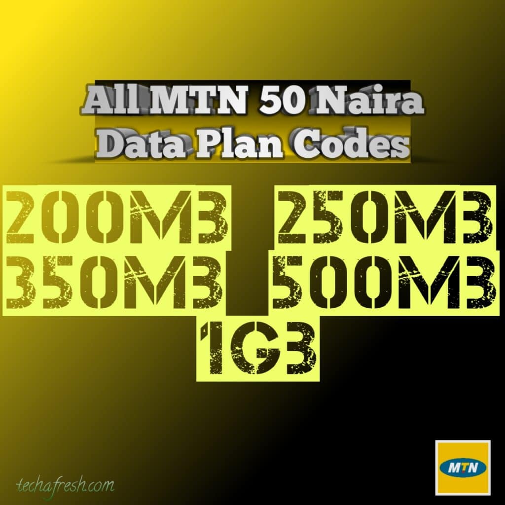 MTN 50 Naira data plan