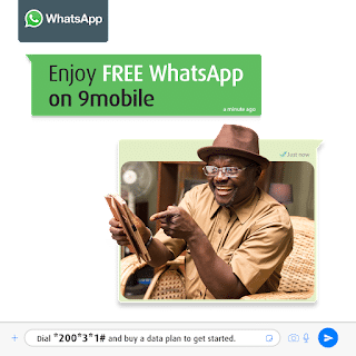 9mobile free whatsapp