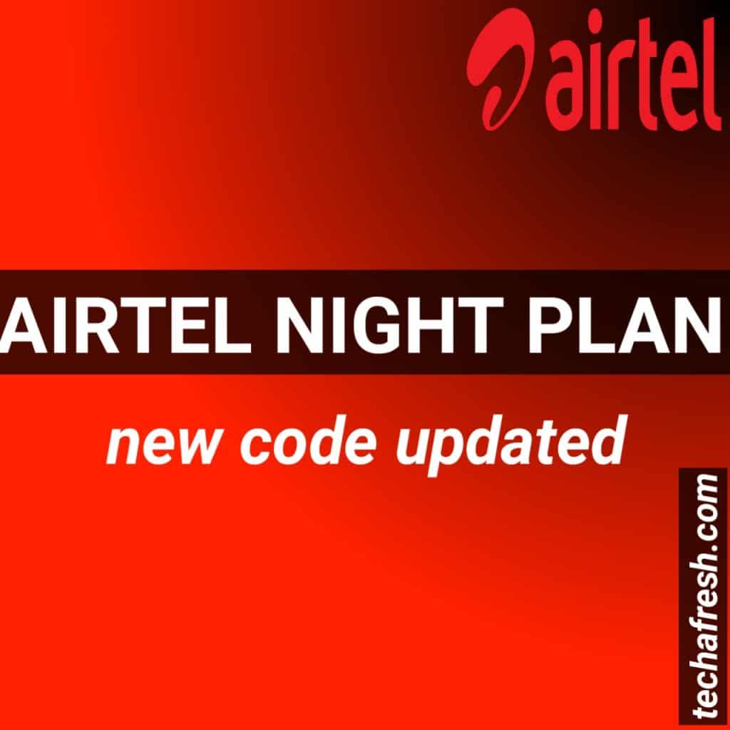 Airtel night plan (new code)