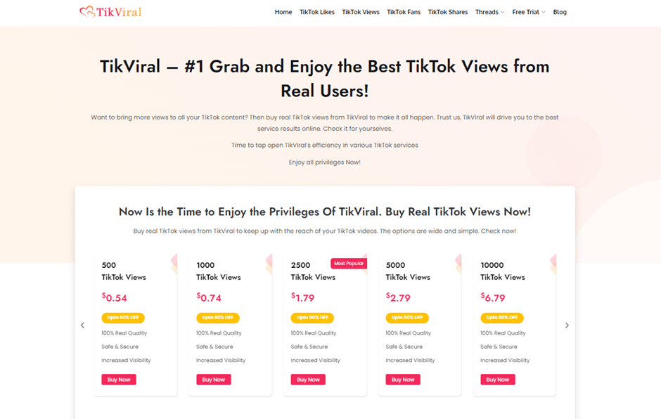 TikViral offers