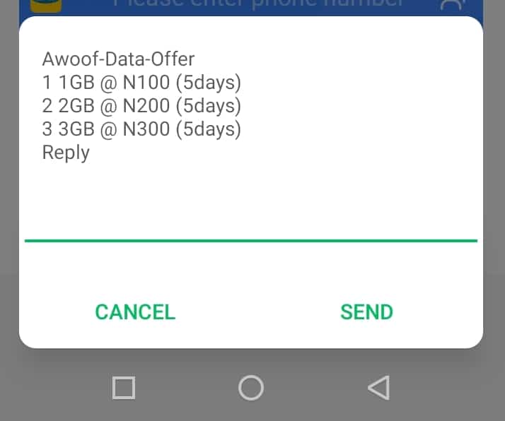 Airtel Awoof data plan