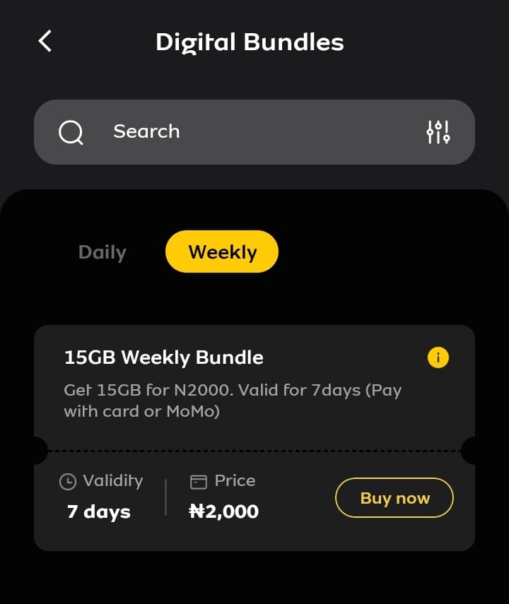 Activating Mtn digital bundle