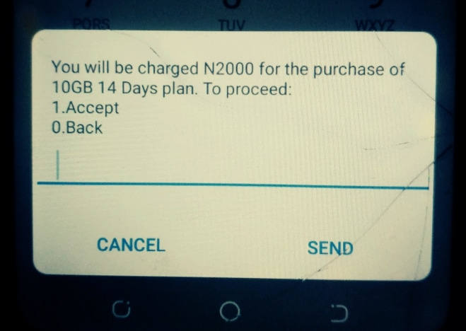 Mtn 10GB for 2000